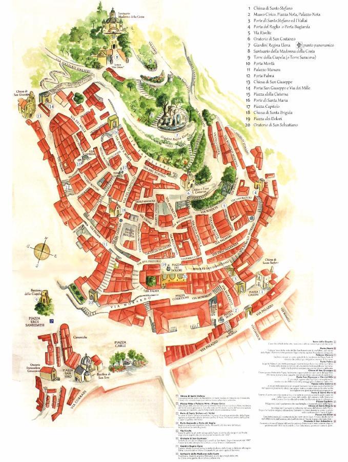 Апартаменты In Centro Citta, Nei Vicoli Del Borgo Санремо Экстерьер фото